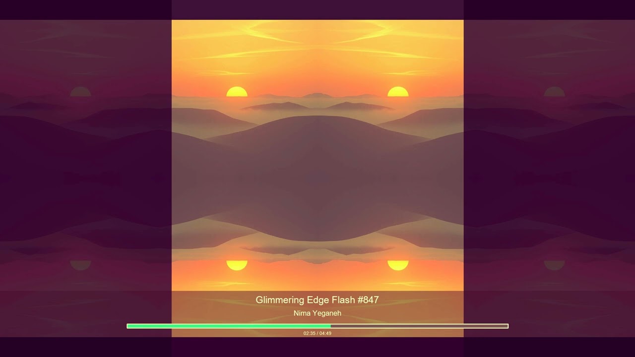 Glimmering Edge Flash #847 Music by NIMAX