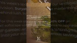 SuperFriday 40% OFF from Suryatimur Studio! #SpecialFridayOffer #landscapedesign #baliliving
