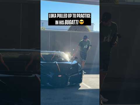 Luka pulled up in style 😎 #lakers
