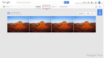 Google+ - How To Copy Several Photos To An Existing Album