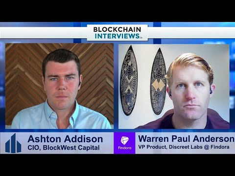 Warren Paul Anderson, VP of Product at Discreet Labs, behind Findora | Blockchain Inteviews Episode cover