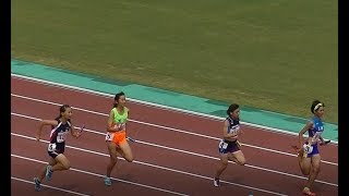 20180716北九州市中学陸上 女子4x100mリレー決勝 20180716北九州市中学陸上 女子4x100mリレー決勝