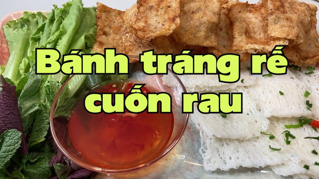 Bánh tráng rế cuộn tôm món lạ khoái khẩu! - YouTube