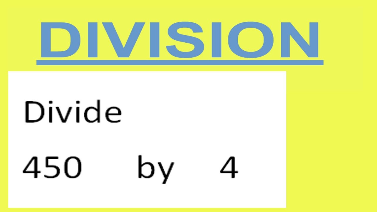 450 Divided By 56