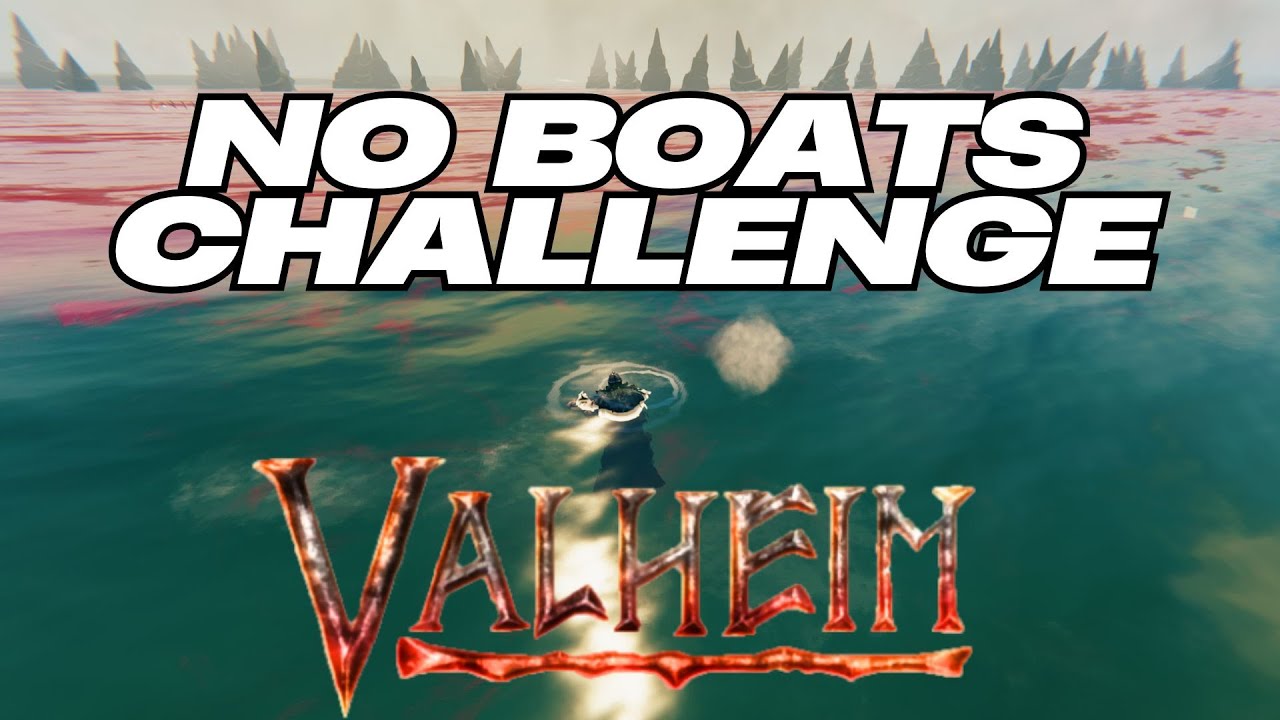 Beating Valheim Ashlands with NO BOATS!