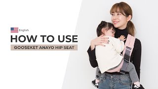 HOW TO USE? GOOSEKET Toddler Sling