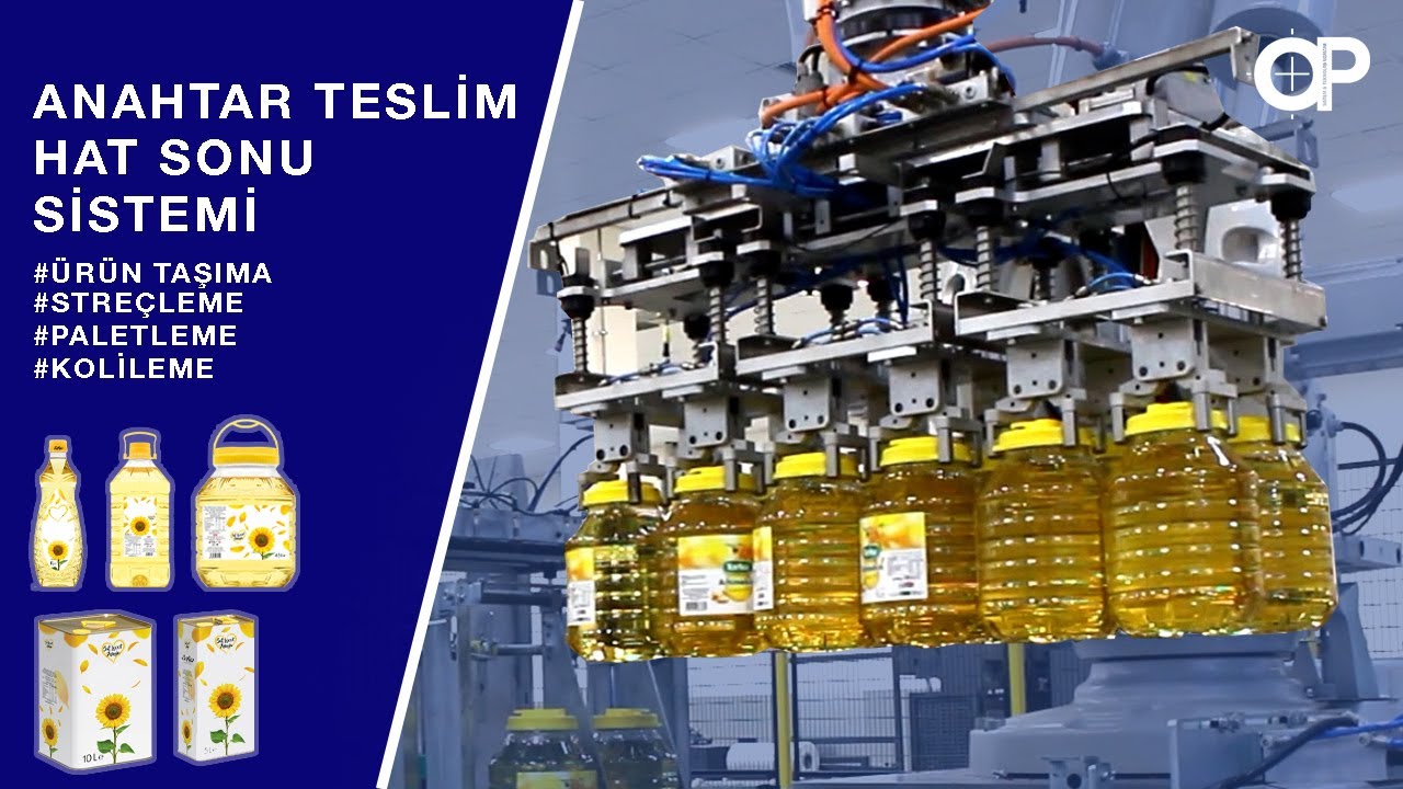 ROBOTİK PALETLEME | PALETLEME ROBOTU {ANAHTAR TESLİM HATSONU UYGULAMALARI}