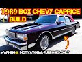 Rebuilding A 1989 Box Chevy Caprice In Less Than 34 Minutes CANDY PAINTED BRANDYWINE LS SWAP BUILD