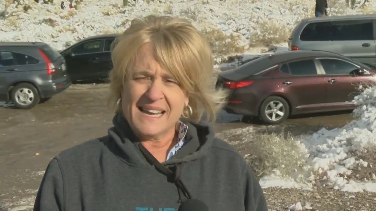 Mount Charleston Snow Seekers Stopped Short Because Of Chain Requirements
