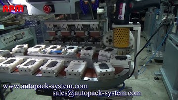 P4C 4 color pad printer with conveyor