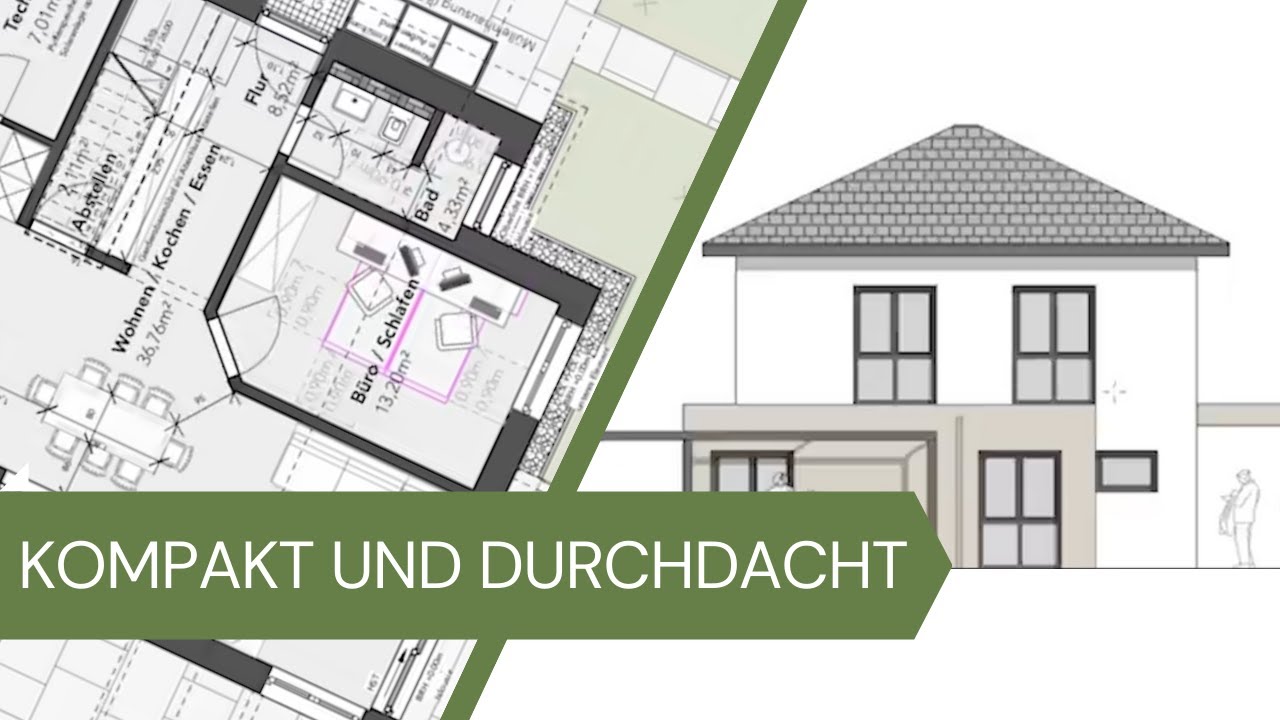 Kleine Architektenhäuser: Ideen für Wohnen auf wenig Fläche | Grundrissshow Ep. 37