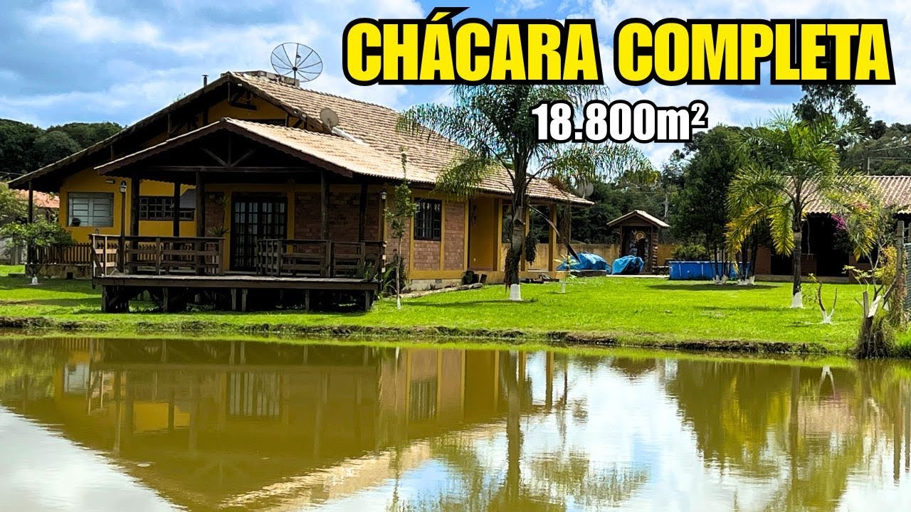 CHÁCARA DOS SONHOS NA LAPA/PR! 18.800M², CASA 260M², LAGO, LAVOURA E MAIS POR R$ 890 MIL!