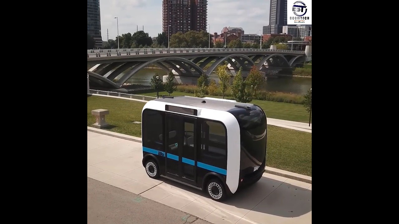 OMG 😱Driver less bus😱 futuristic bus Olli #shortsvideo #shortvideo #olli #0llibus #youtubeshorts