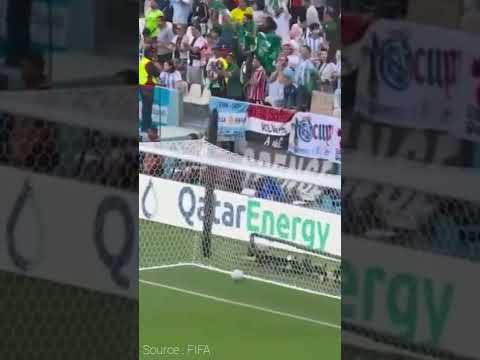 Skor Saleh AlShehri untuk Arab Saudi vs Argentina #shorts