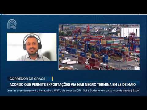 Corredor de Grãos: Acordo que permite exportações via mar negro termina dia 18 de maio | Canal Rural