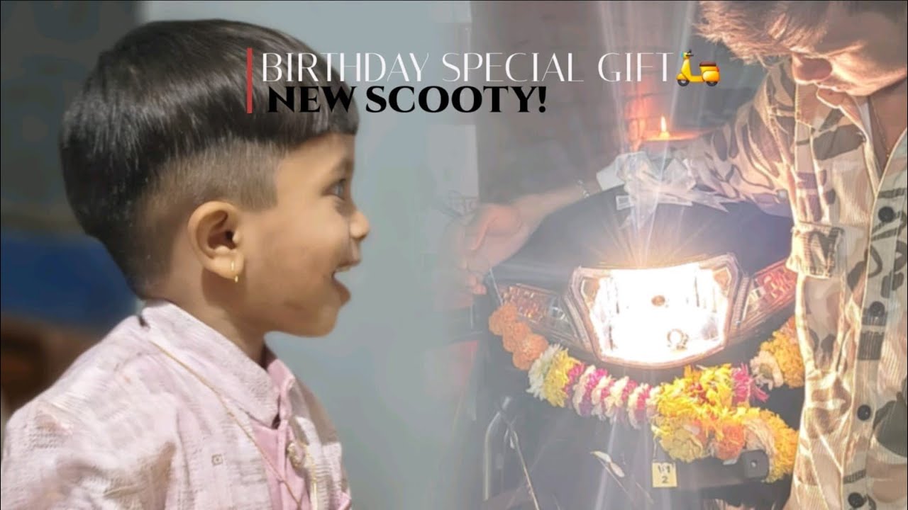 Birthday special new scooty  #youtube 