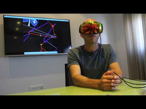 RideOn AR ski goggles demo