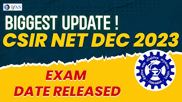 Finally CSIR UGC NET Dec 2023 Exam Date is Released by NTA #csirnet #csirnetlatestupdate