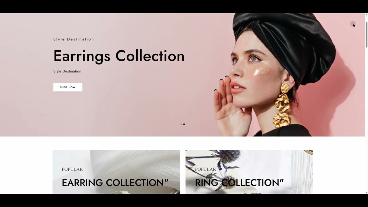 Jewellery Ecommerce Website Perfect for New & Existing Brands