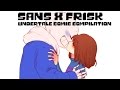 SANS X FRISK COMIC DUB (UNDERTALE COMIC COMPILATION)