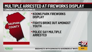 Multiple arrests made during Koons Park firework and food truck festival