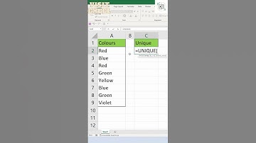 Find unique values in data! #excel #short #shortvideo #exceladvanced
