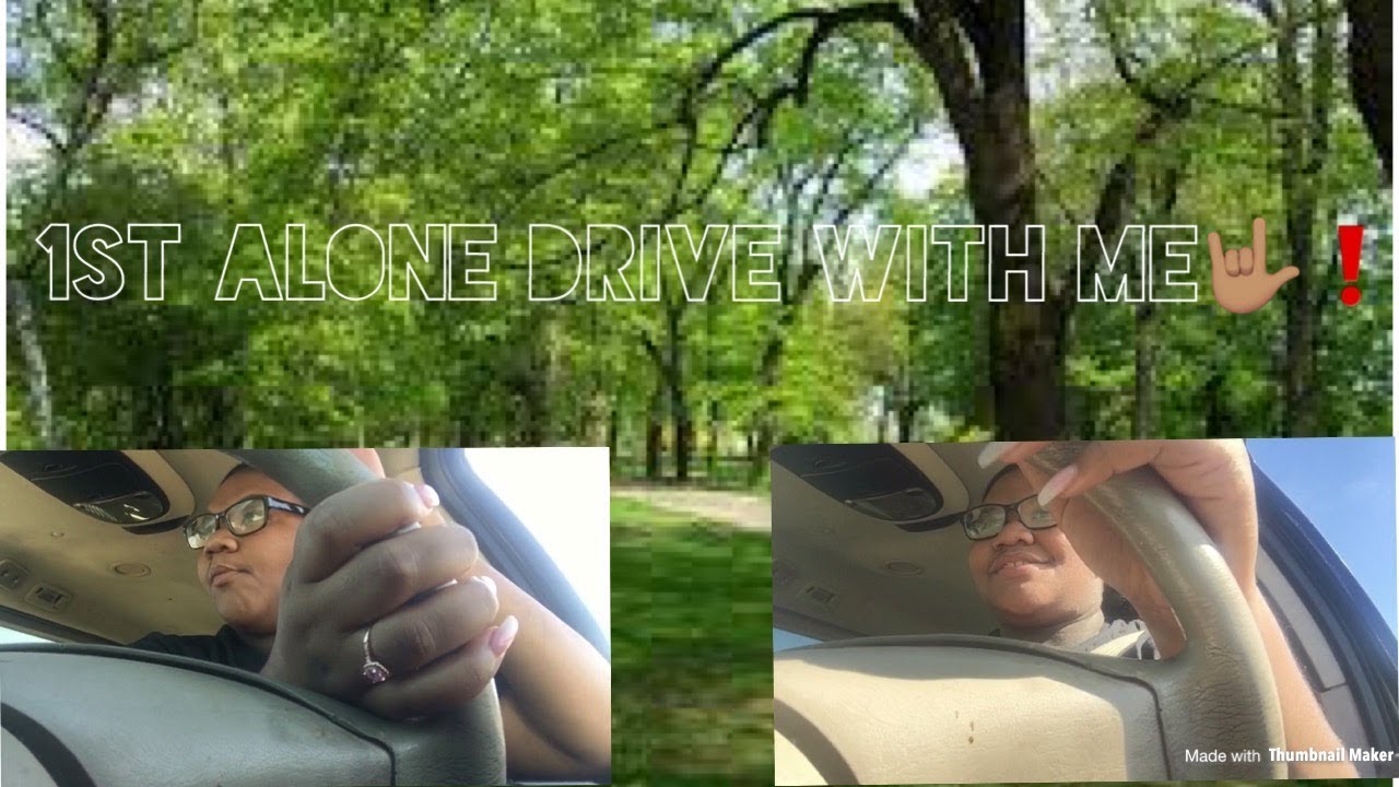 First time driving Alone Drive with me YouTube