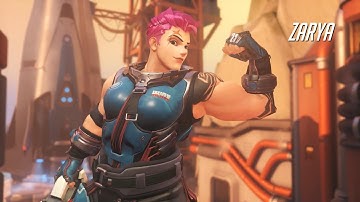 Overwatch - Zarya Capture the flag - no commentary