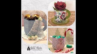 Paper Teacup Tutorial with Envelope Punch Board (Giveaway Is Closed)
