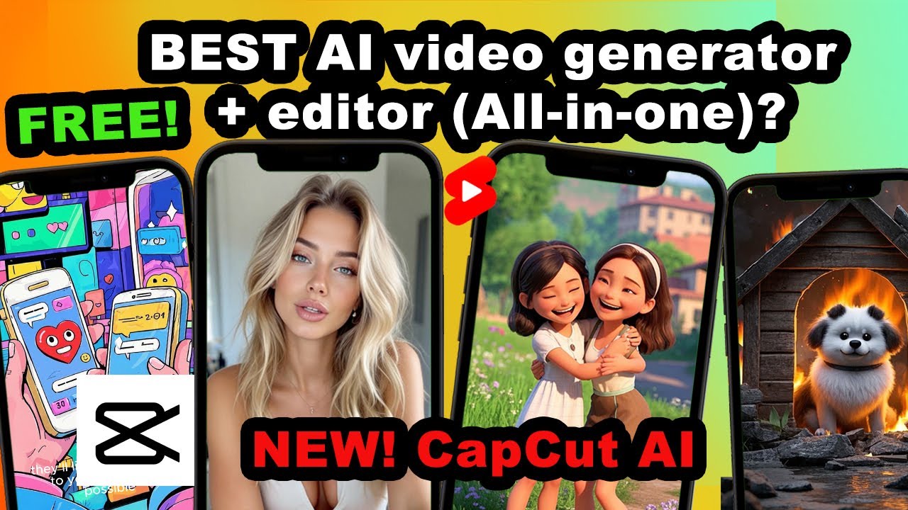 Best FREE AI Video Generator and Editing Tool (All-in-one)! NEW CapCut ...