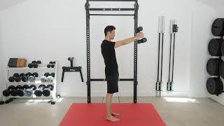 Double Dumbbell Swings