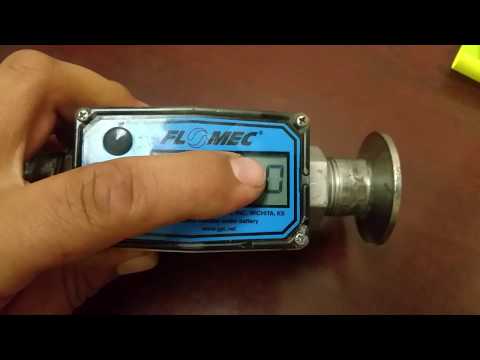 How to: Calibrate a Flowmec Digital Water Flow Meter