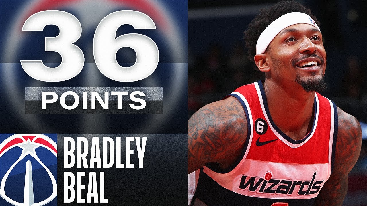 Washington Wizards blow out the Pistons. Bradley Beal 36 points