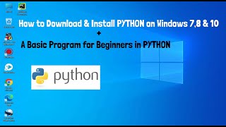 How to Download & Install PYTHON on Windows 7,8 & 10 | Learn To Code