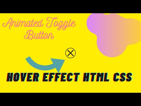 Animated Toggle Button With Html And CSS