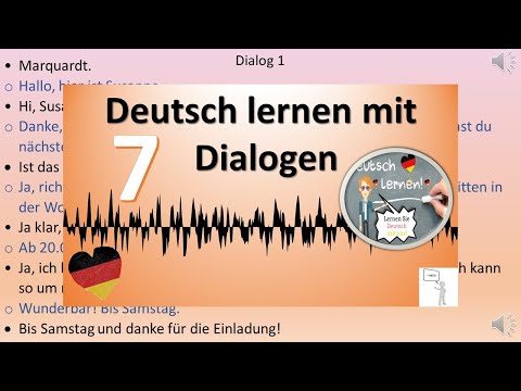 Dialoge A2 - B1. Deutsch lernen durch hören. 7