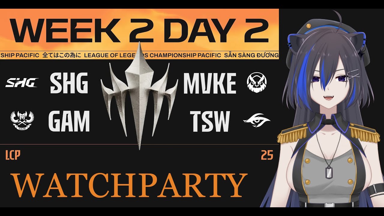 [LCP 2025] SHG vs MVKE | GAM vs TSW | LCP 2025 Season Finals Week 2 Day 2 #LoLPacific #WatchPartyLCP | MYViki