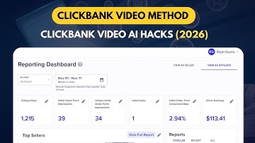 ClickBank AI Hacks Video Method for 2026 (Step by Step Tutorial)