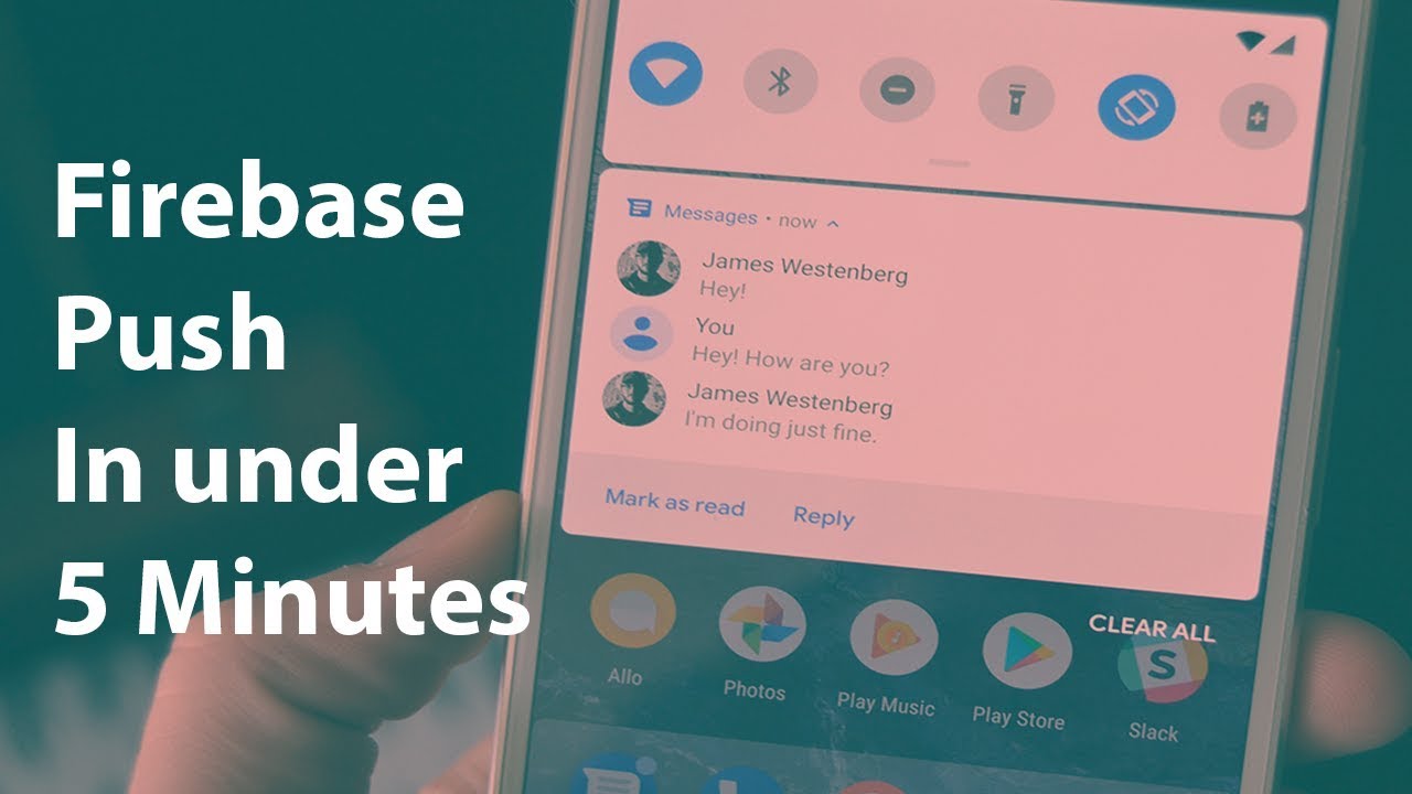 Android Firebase push notifications in under 5 minutes - YouTube