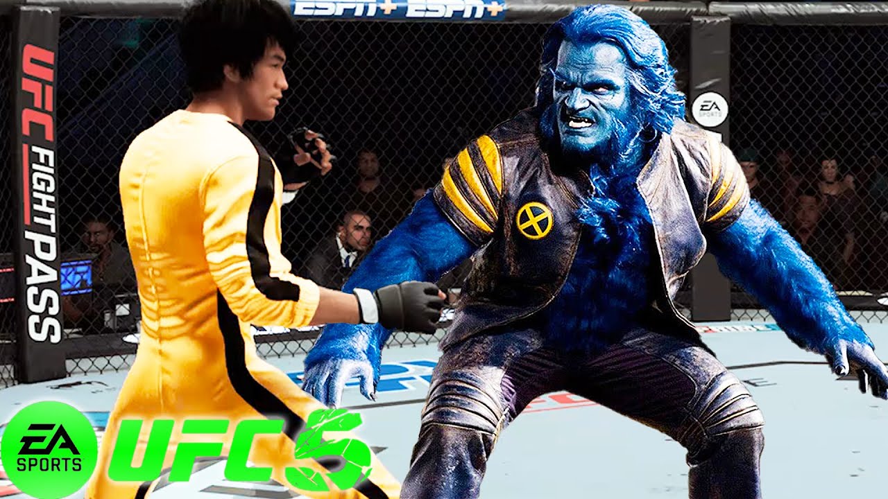 🐲 UFC5 Bruce Lee vs. Beast UFC 5 - Super Fight 🐲 - YouTube