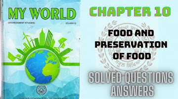 |CLASS 5TH|PSEB|EVS|CHAPTER 10[FOOD AND PRESERVATION OF FOOD]