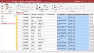 How to Order Fields in Datasheet View in MS Access - Office 365