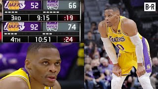 Russell Westbrook Leads WILD 40-8 Lakers Run vs. Kings 🤯