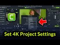 How to Set 4K Project Settings in Camtasia 2026