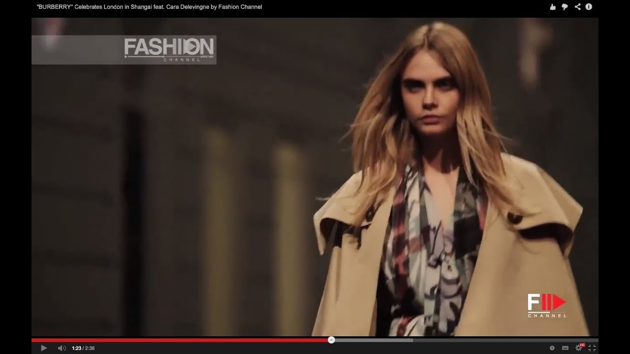 "BURBERRY" Celebrates London in Shanghai feat. Cara Delevingne by