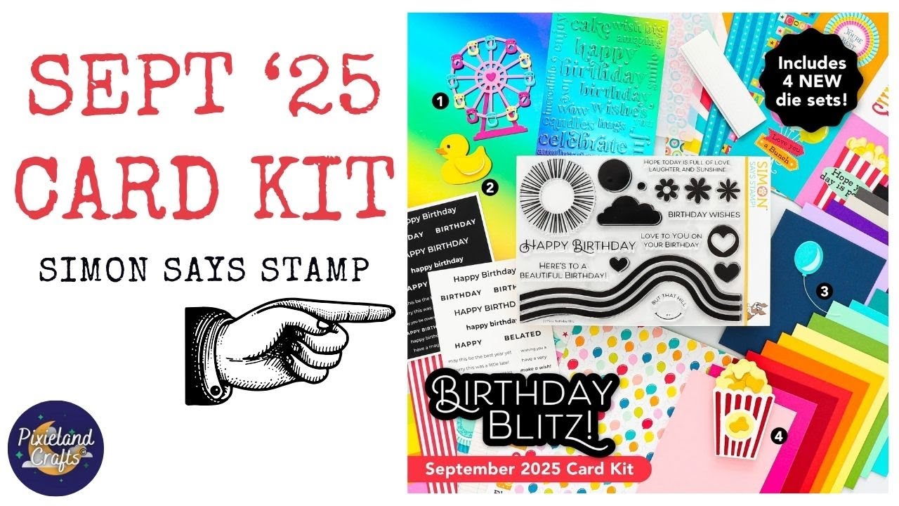 Simon Says Stamp September 2025 Card Kit Unboxing | First Look & Inspiration
