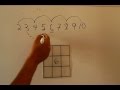 cuadrados magicos 3x3 ejemplo 1