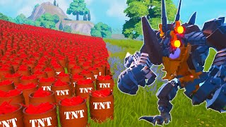 1000 TNT VS BRUTE in LEGO FORTNITE