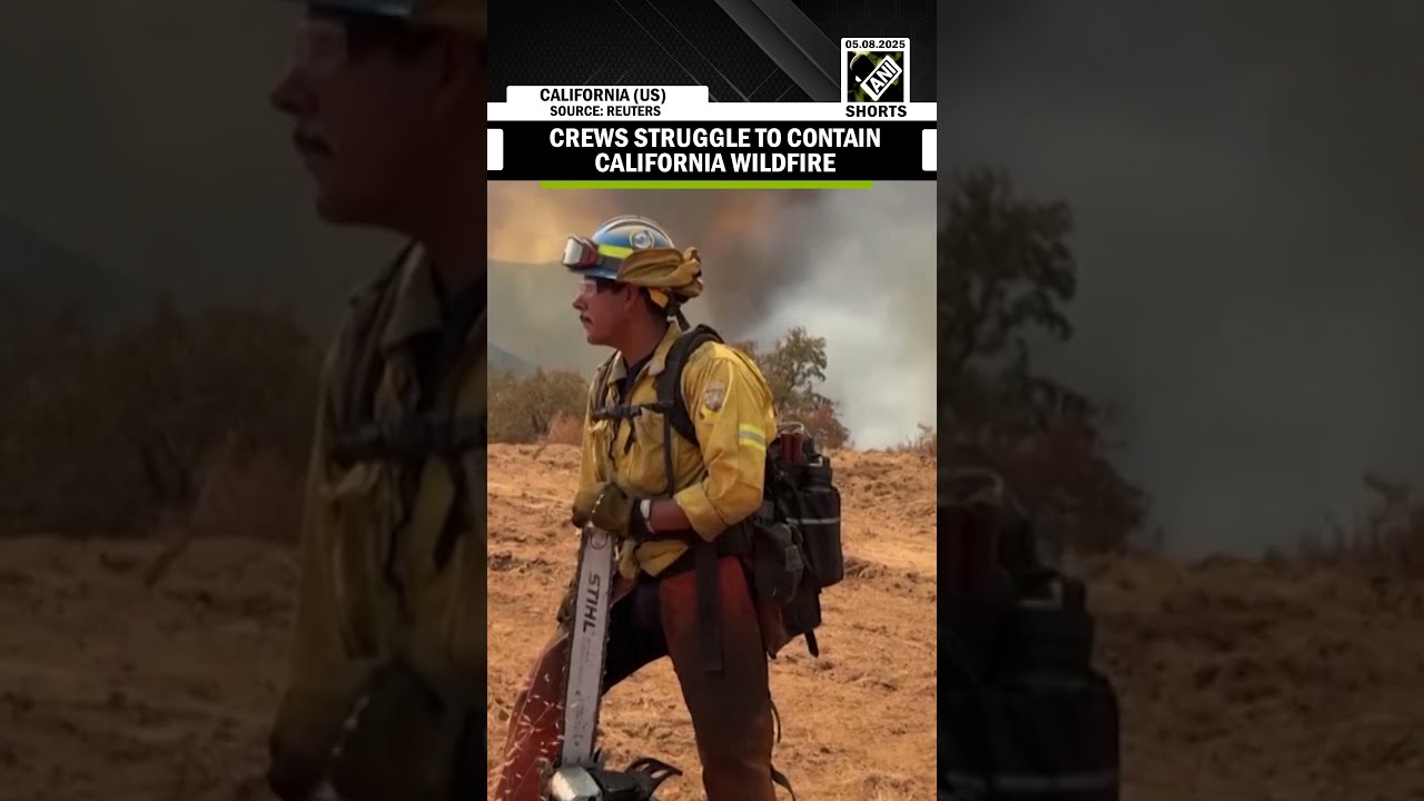 Fire Crew Works To Contain Gifford In Southern California