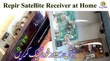 Dish receiver repairing at home Urdu/Hindi || receiver power supply repairing || Echolink EL-580 HD